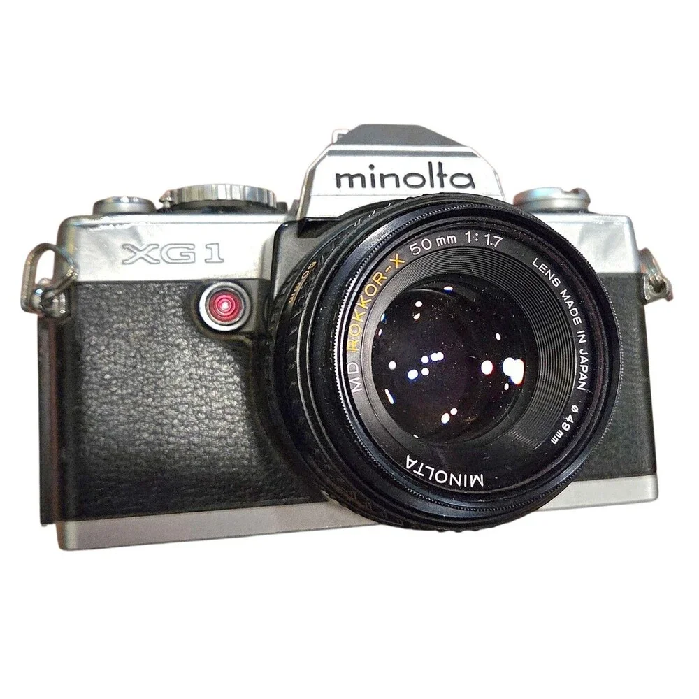 Minolta XG1 35mm Film Camera w/ MD ROKKOR X 50mm f1.7 Lens - GREAT CONDITION